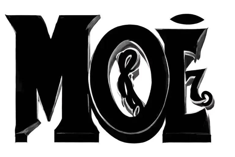 Morze Alphabet Tattoo Design