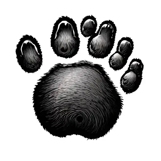Dog Foot Print