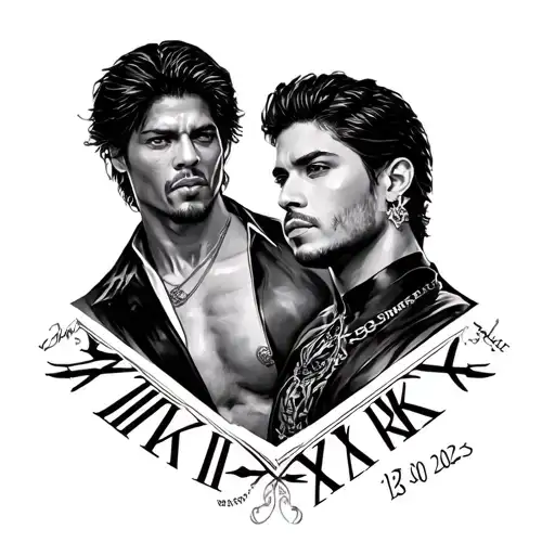 12-30-2023 In Roman Numerals With Srk And Rck Around It