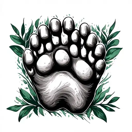 Dog Foot Print Remembrance