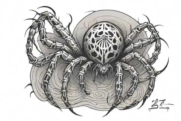 Spider With Number 27 In The Back