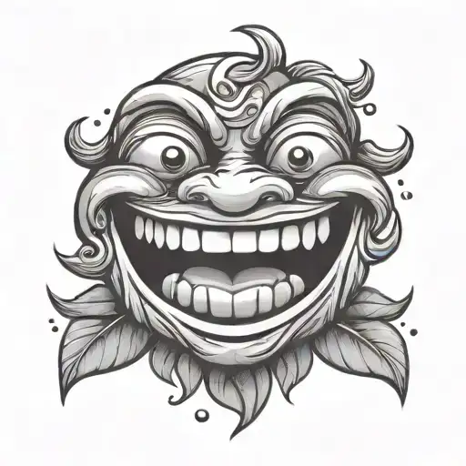 Smile Emoji Made Only