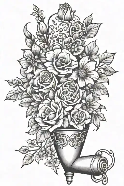 Mixer Flower Bouquet