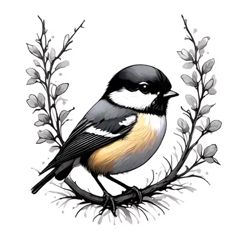 Skulls Black Cap Chickadee