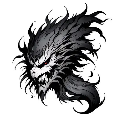 Berserk Tato In Japanease Style