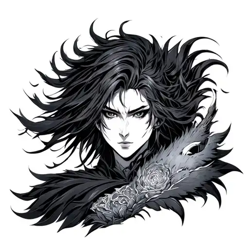 From Manga Berserk Tato In Japanease Style
