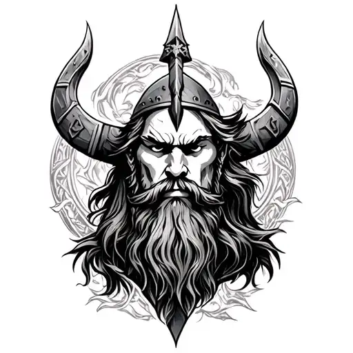 Norse And Viking Theme Sleeve