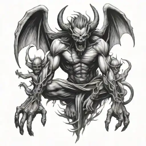 Demonds Reaching For Heaven