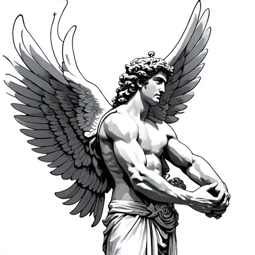 Greek God With Wings