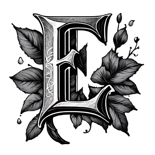 Letter E