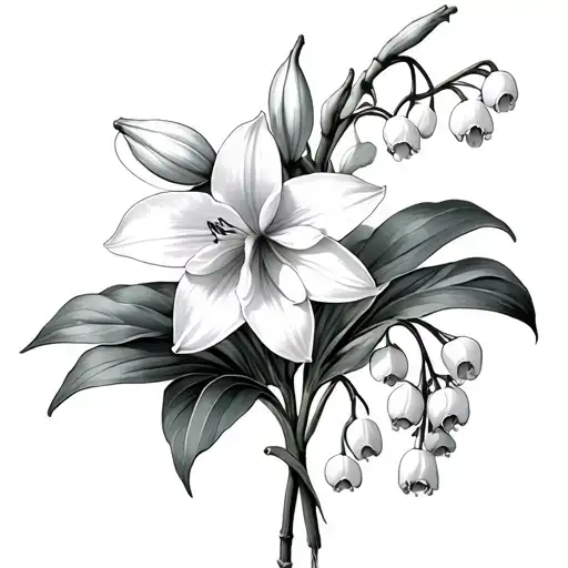 Narcissus And Lily Of The Valley