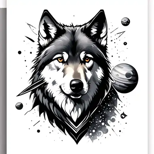 Wolf And Planets