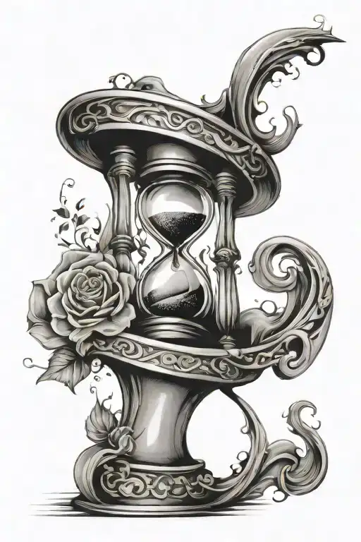 Hour Glass Overflowing