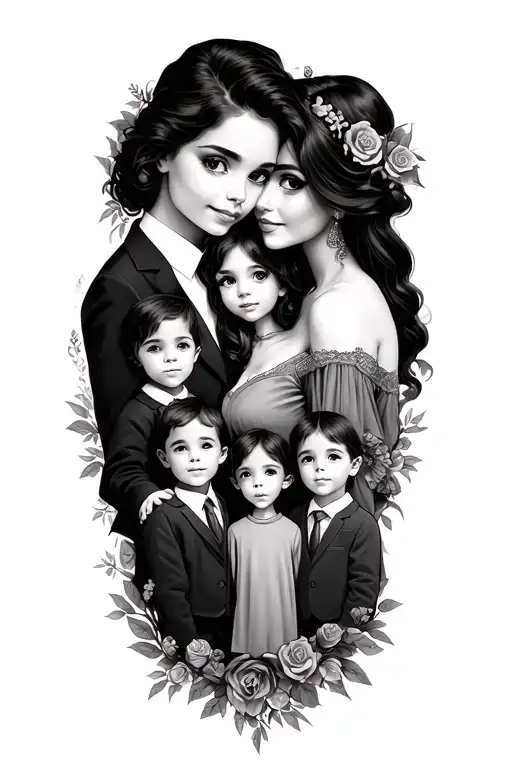 American Wife And Four Sons