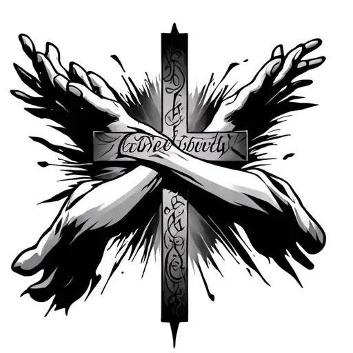 Cross Inside Have Words With Arm Wide Open