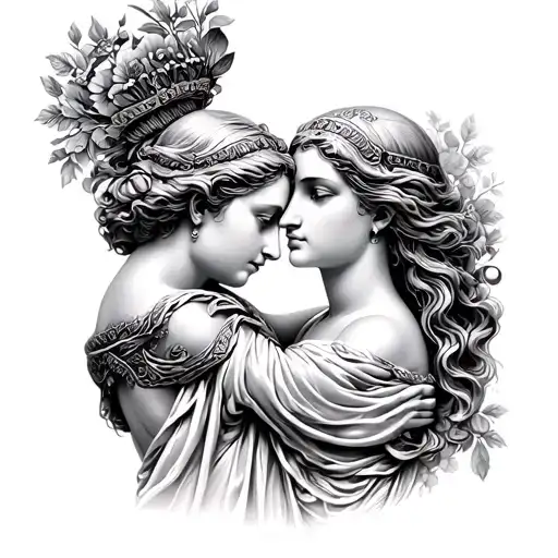 Athena And Aphrodite