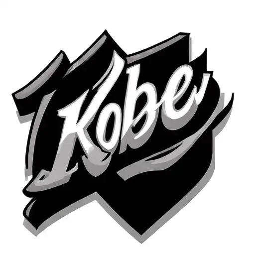 Kobe Letters Over Each Other One