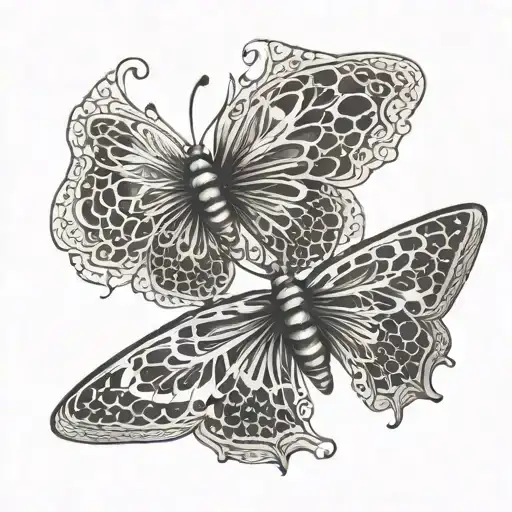 Honey Comb Butterfly Wings