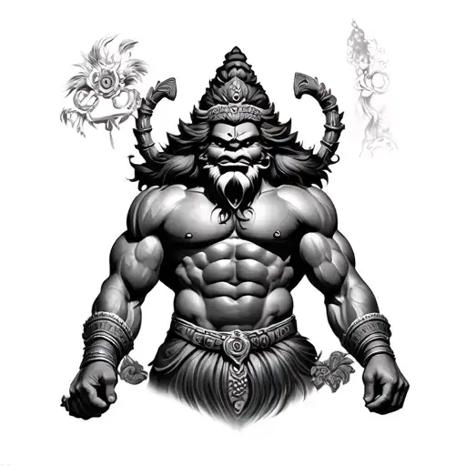 Narasimha Swamy With Six Packs