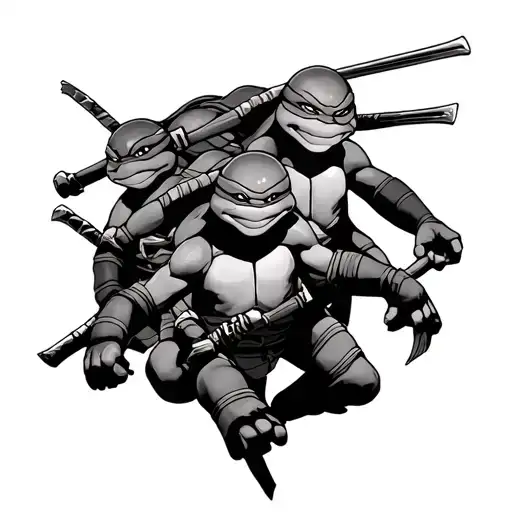4 Ninja Turtles