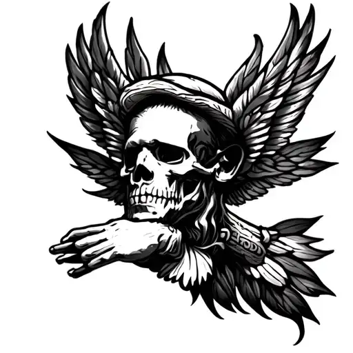 American Forearm Half Sleeve