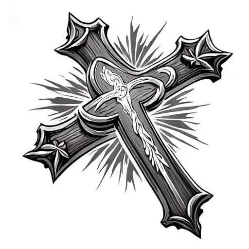 Shoulder Catholic Cross