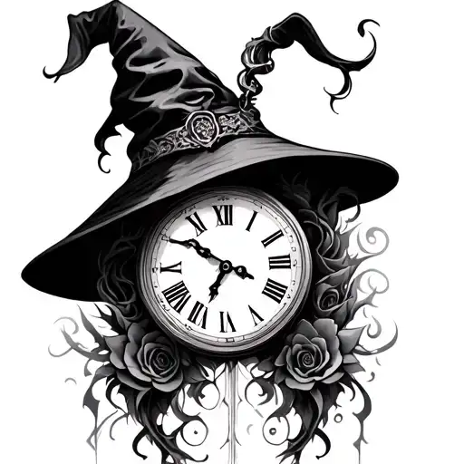 Witch With Clock