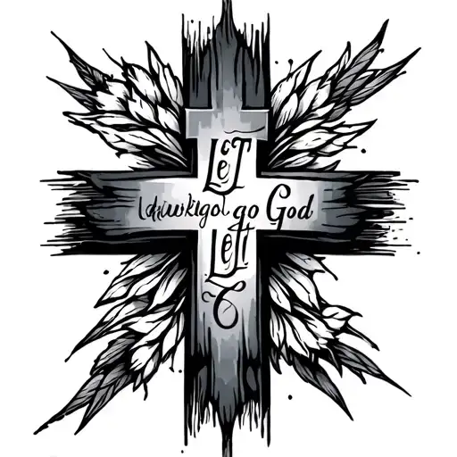 Let Go Let God Cross