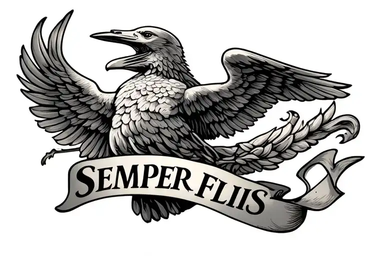 Semper Fidelis In A Long Band For Woman