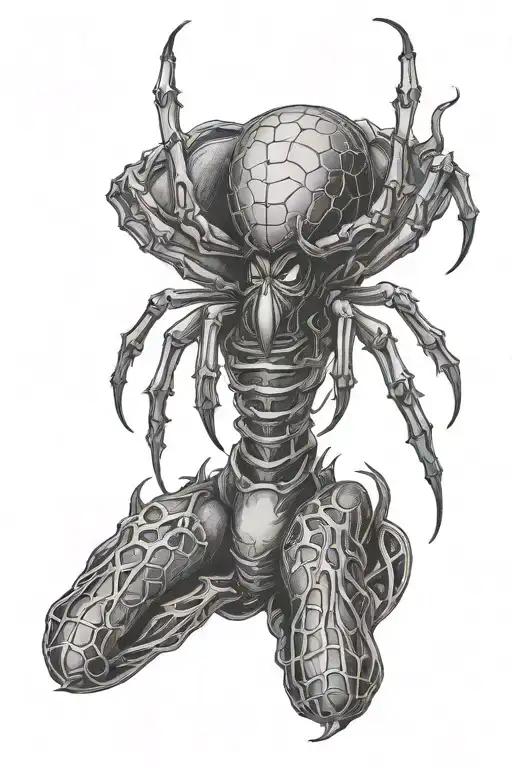 Skinny Legs Spider In The Back Sexy