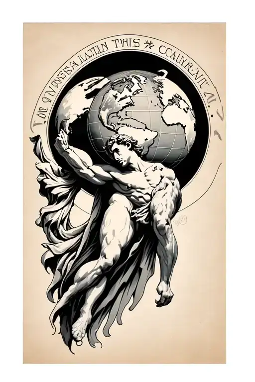 Atlas Holding Up The World