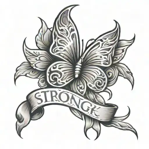 Strong Luck Helps Lettering