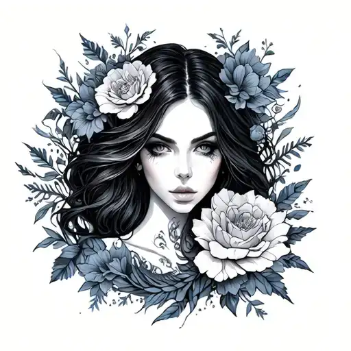 Witchy Ocean Floral Full Sleeve