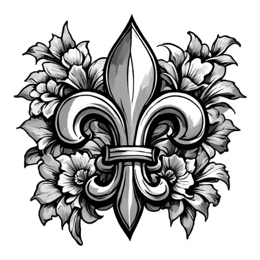 Fleur De Lis For Inside Forearm