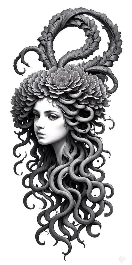 Ornamental Medusa Flower