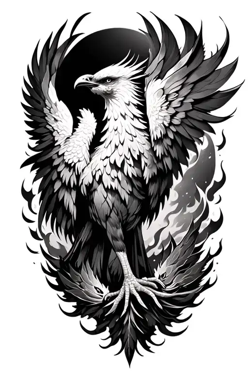 Phoenix Rising From Ashes