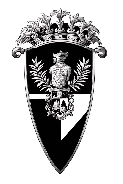 Montage Featuring Barbados Coat Of Arms