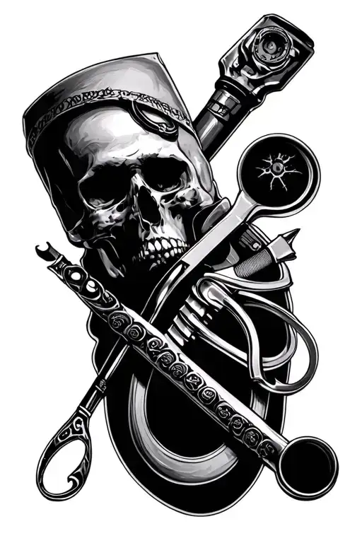 Forensic Paraphernalia Blending Together