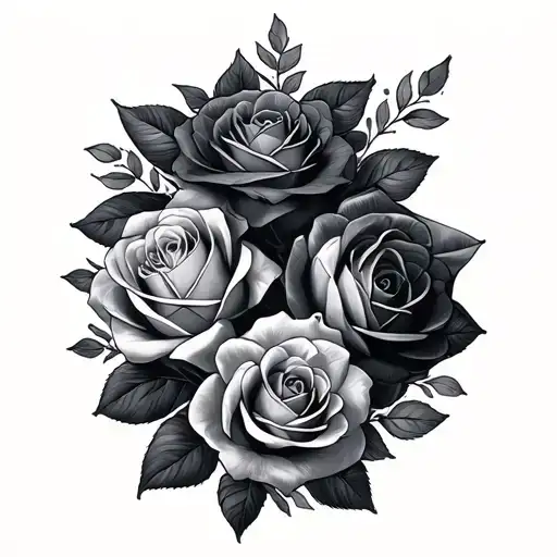 Tattoo Of 4 Birthdates