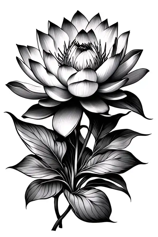 Lotus Hand Flower And Then Go To The Arm