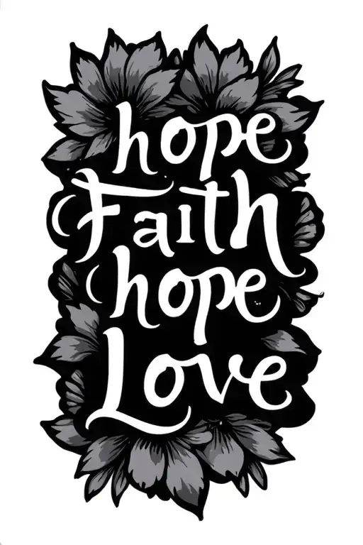 Hope Faith Hope Love