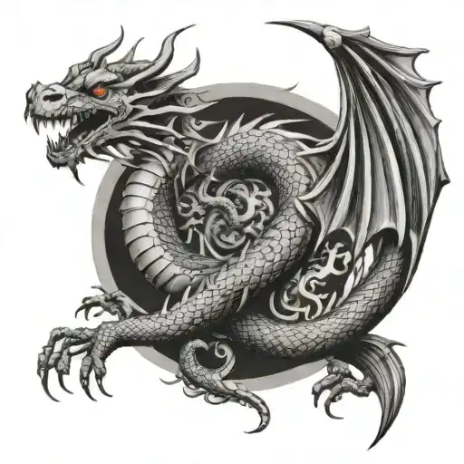 Dragon And Escorpion