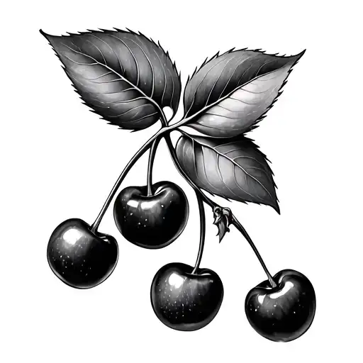 Danielle And Cherries Intertwined