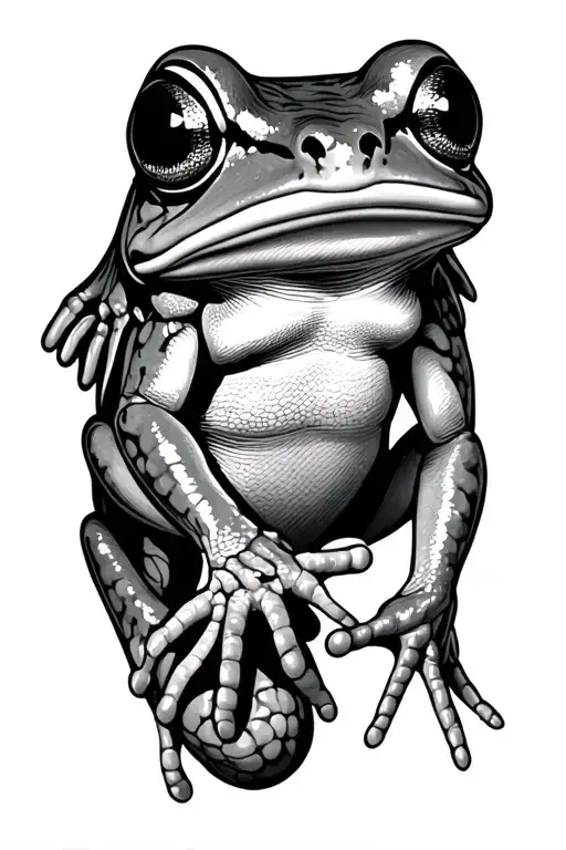 Tree Frog Climbing Leg Piece