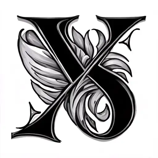 Vertical Roman Numeral