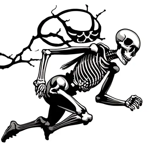 Running Skeleton