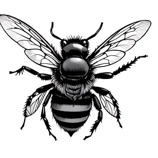 Art Deco Design With A Bee