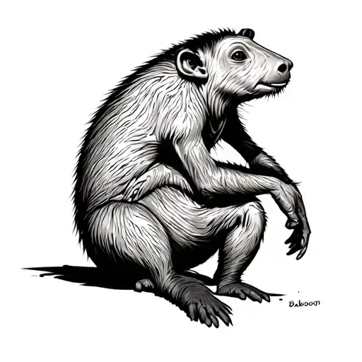 Babboon Picking Babboon