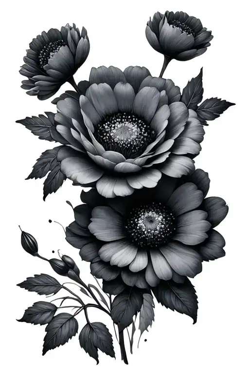 Coraline Inspired Flowers