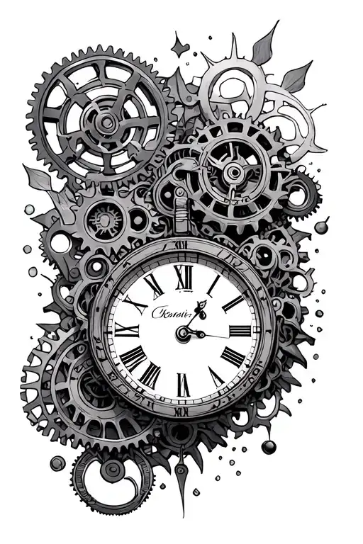 Birth Clock Gears Forming